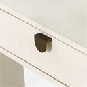 Cressida Console Table - Ivory Painted Linen