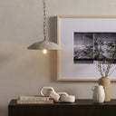 Organic Ceramic Pendant - Light Sand Porcelain Ceramic
