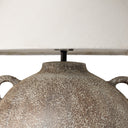 Mays Table Lamp - Vintage Brown Porcelain Ceramic