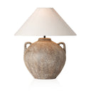 Mays Table Lamp - Vintage Brown Porcelain Ceramic