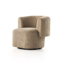 Tybalt Swivel Chair - Sheepskin Camel