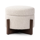 Esben Storage Ottoman-25" - Sattley Fog