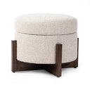 Esben Storage Ottoman-25" - Sattley Fog