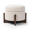 Esben Storage Ottoman-25" - Sattley Fog