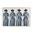 Ronald Reagans by Getty Images - Vertical Grain White Oak Floater