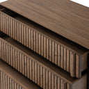 Leo Nightstand - Rustic Grey Veneer