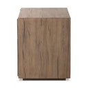 Leo Nightstand - Rustic Grey Veneer