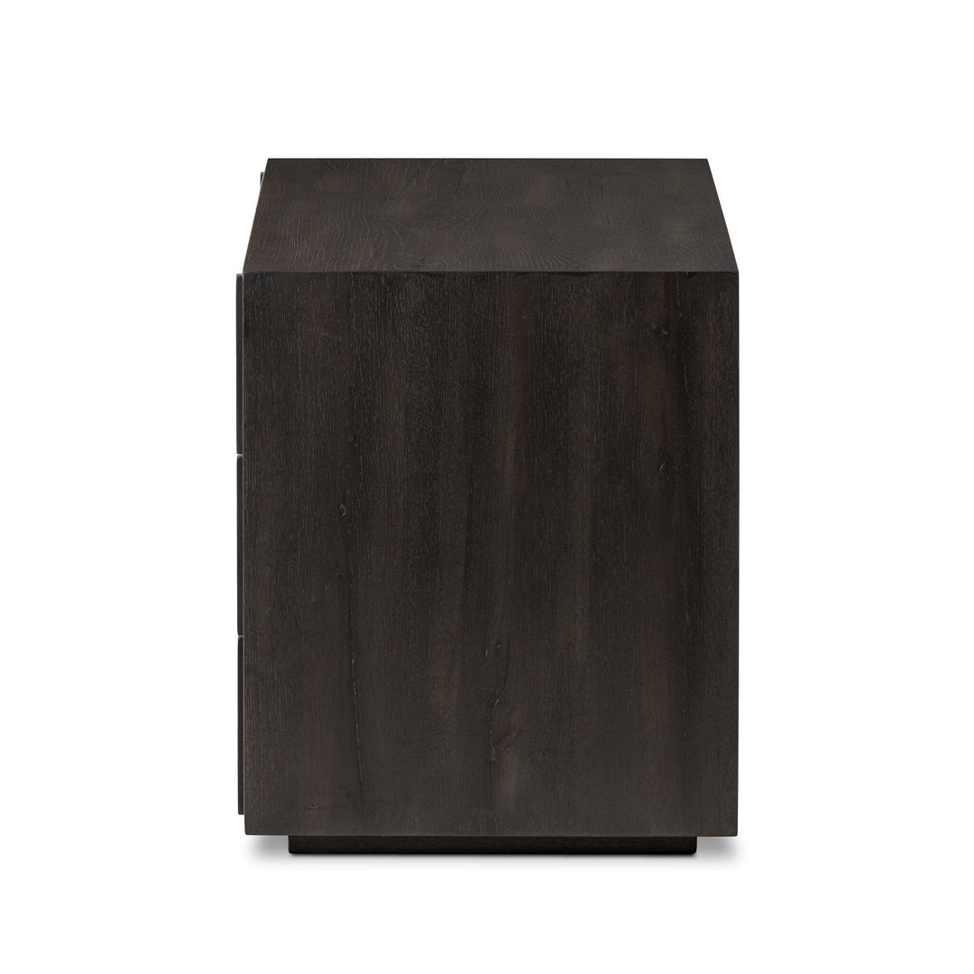 Leo Nightstand - Smoked Black Veneer