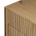 Leo Nightstand - Rustic Light Natural Oak Veneer