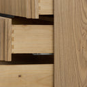 Leo Nightstand - Rustic Light Natural Oak Veneer