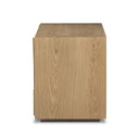 Leo Nightstand - Rustic Light Natural Oak Veneer