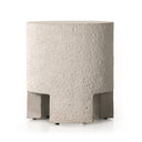 Kember Outdoor End Table - Matte Stone