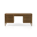 Toulouse Executive Desk - Toasted Oak Veneer