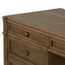 Toulouse Executive Desk - Toasted Oak Veneer