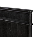 Toulouse Bed - Distressed Black | King