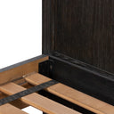 Toulouse Bed - Distressed Black | King