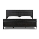 Toulouse Bed - Distressed Black | King