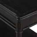 Toulouse Nightstand - Distressed Black Oak