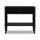 Toulouse Nightstand - Distressed Black Oak