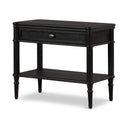 Toulouse Nightstand - Distressed Black Oak