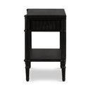 Toulouse Nightstand - Distressed Black Oak