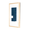 Negative II In Blue by The Holly Collective - Natural 2.5 Maple