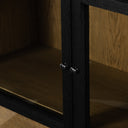 Millie Double Cabinet - Drifted Oak Veneer