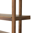 Reza Wide Bookcase - Toasted Acacia
