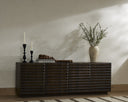 Tussac Media Console - Matte Brown Neem