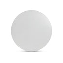 Basil Outdoor Dining Table 42" - Matte White Cast Aluminum