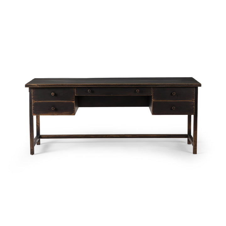 Reign Desk | Distressed Walnut