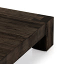 Abaso Coffee Table - Ebony Rustic Wormwood Oak