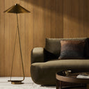 Egon Floor Lamp - Antique Brass Iron