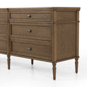 Toulouse 6 Drawer Dresser - Toasted Oak Veneer