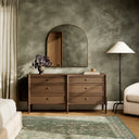 Toulouse 6 Drawer Dresser - Toasted Oak Veneer