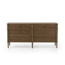 Toulouse 6 Drawer Dresser - Toasted Oak Veneer