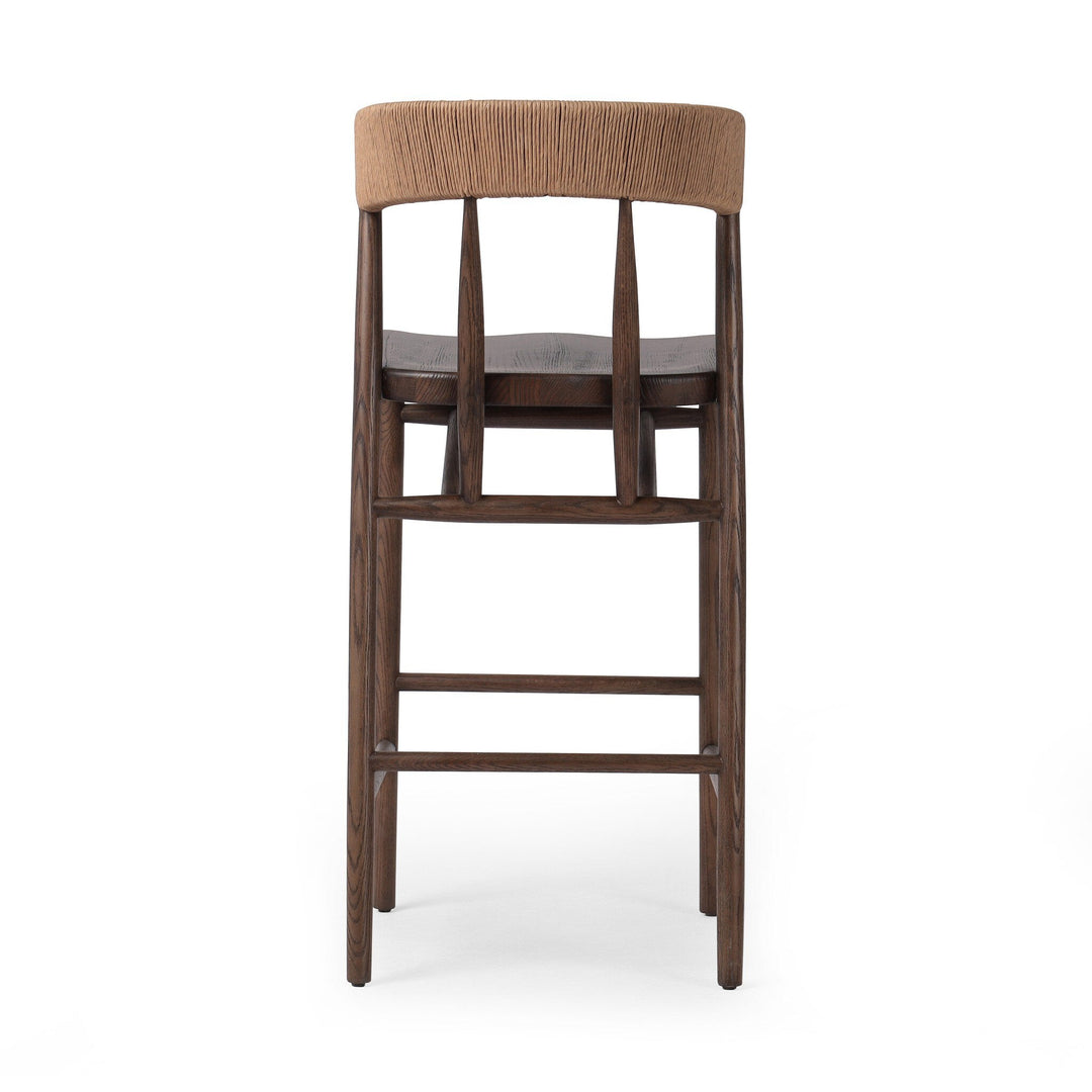 Buxton Bar Stool - Natural Paper Rush