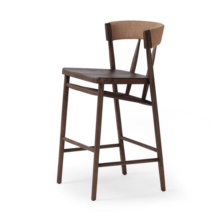 Buxton Bar Stool - Natural Paper Rush