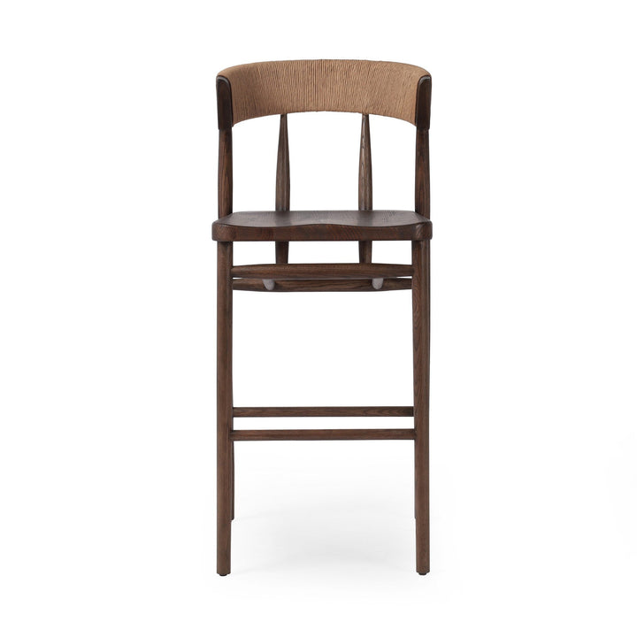Buxton Bar Stool - Natural Paper Rush