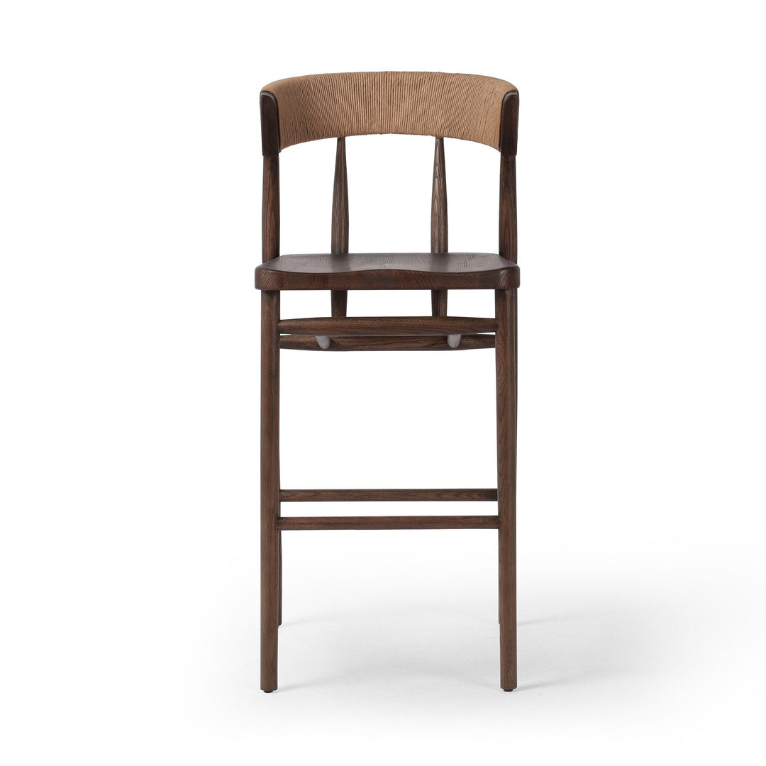 Buxton Bar Stool - Natural Paper Rush