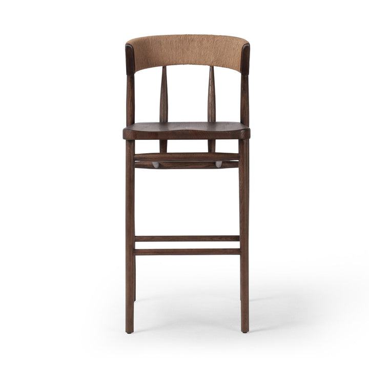 Buxton Bar Stool - Natural Paper Rush