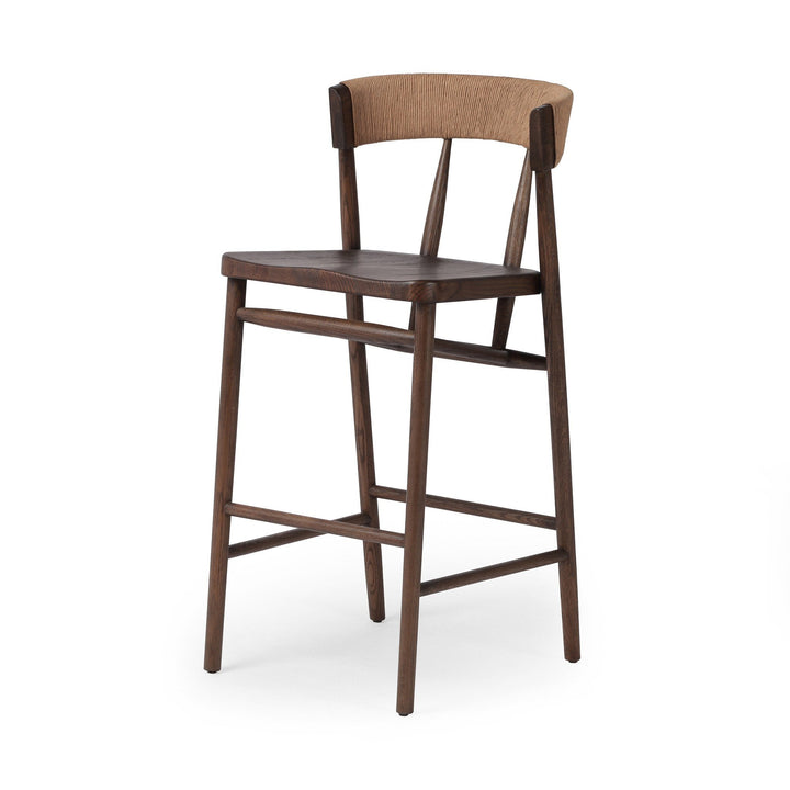 Buxton Bar Stool - Natural Paper Rush