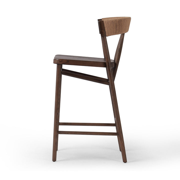 Buxton Bar Stool - Natural Paper Rush