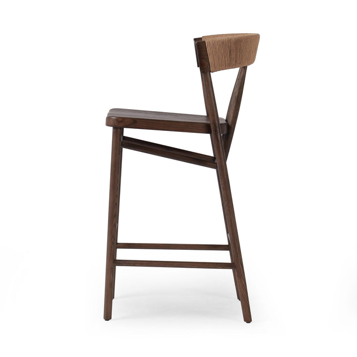 Buxton Bar Stool - Natural Paper Rush
