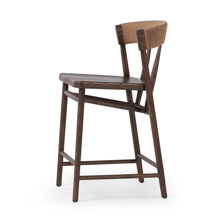 Buxton Counter Stool - Natural Paper Rush