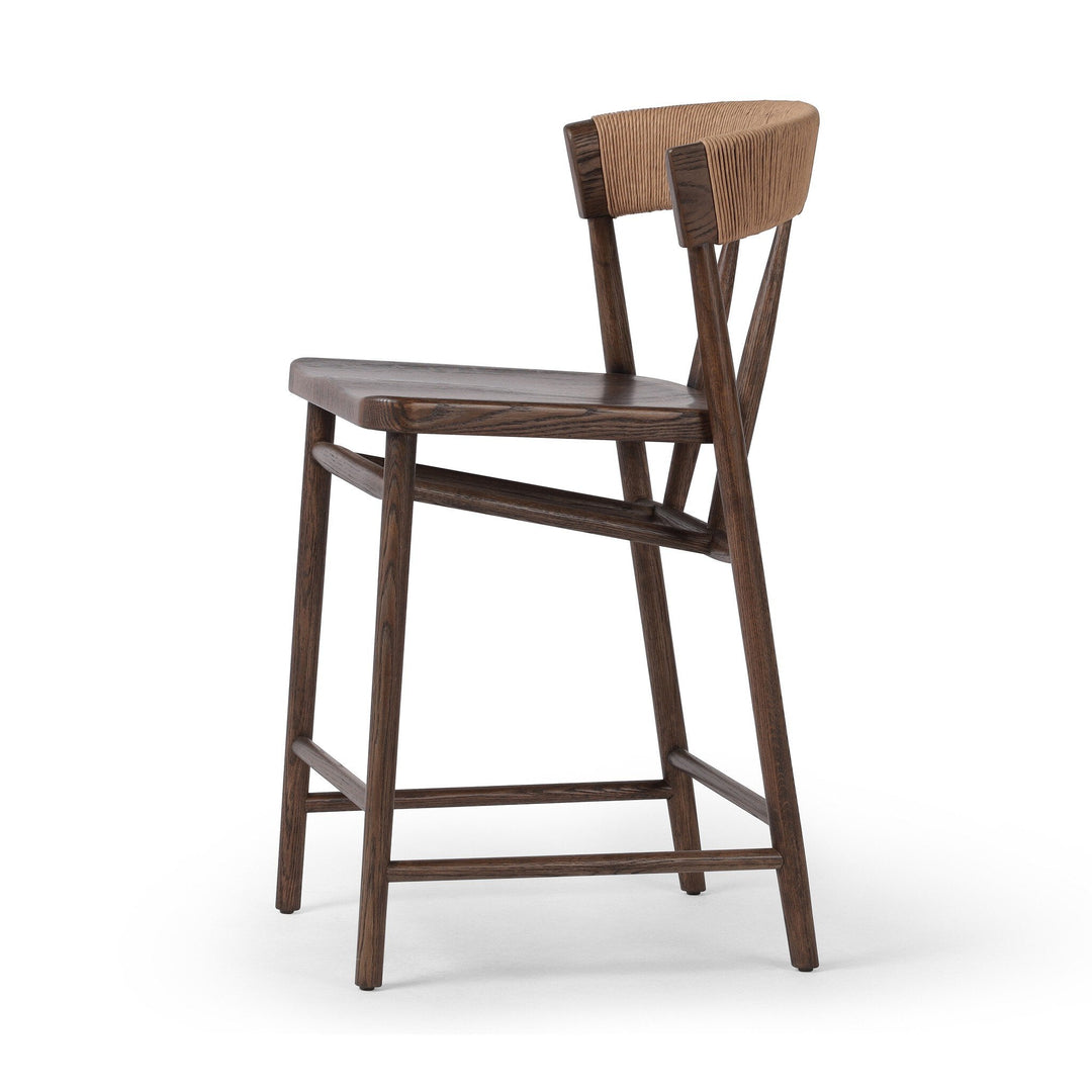 Buxton Counter Stool - Natural Paper Rush