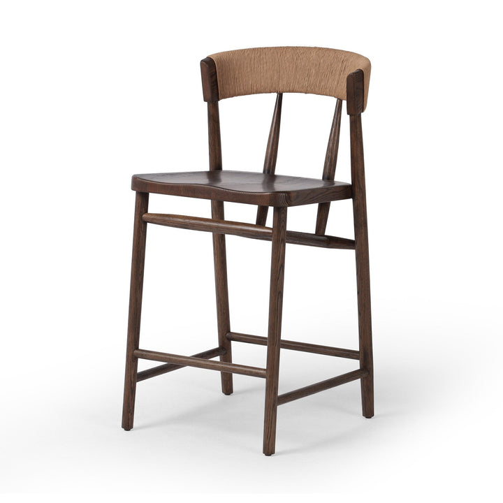 Buxton Counter Stool - Natural Paper Rush