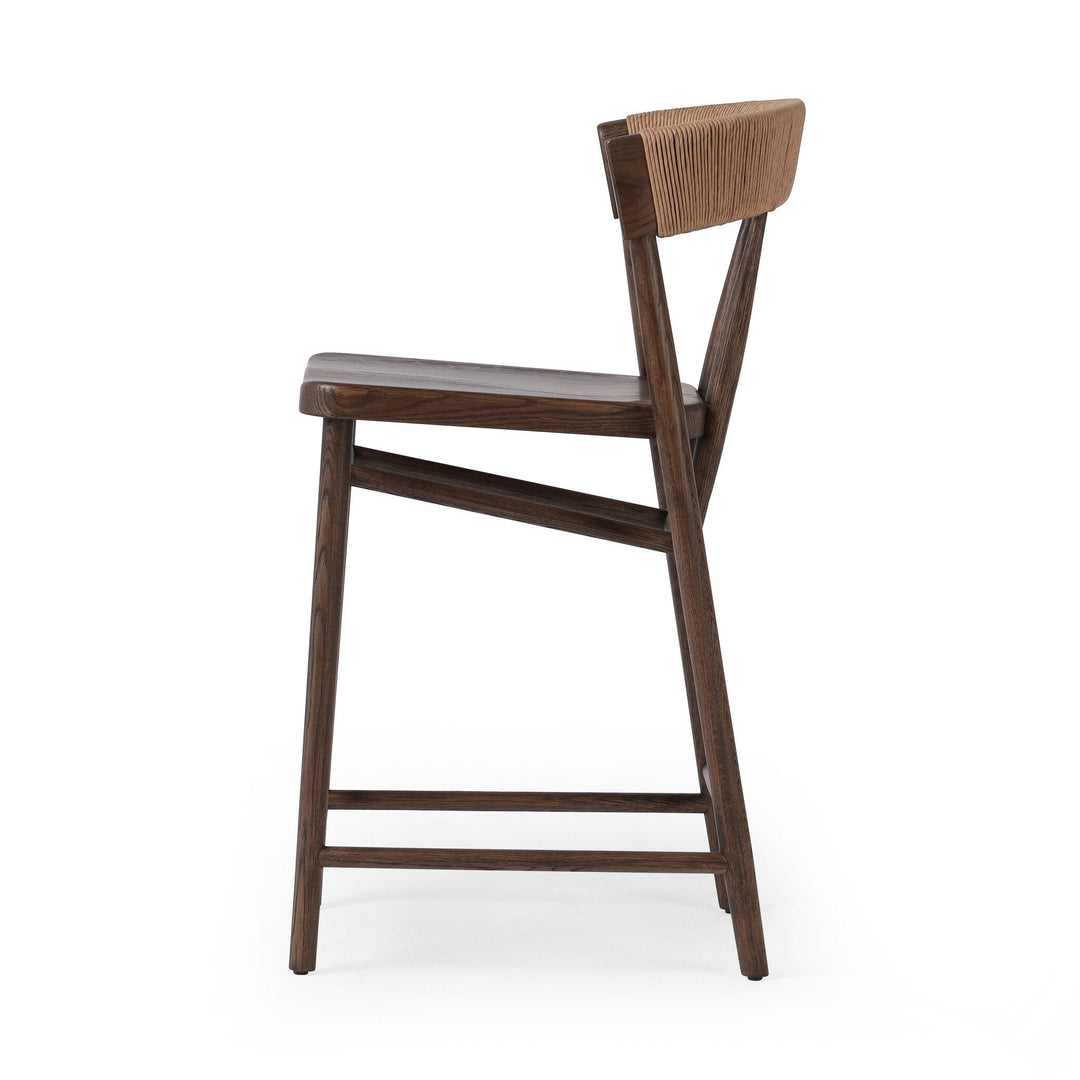Buxton Counter Stool - Natural Paper Rush