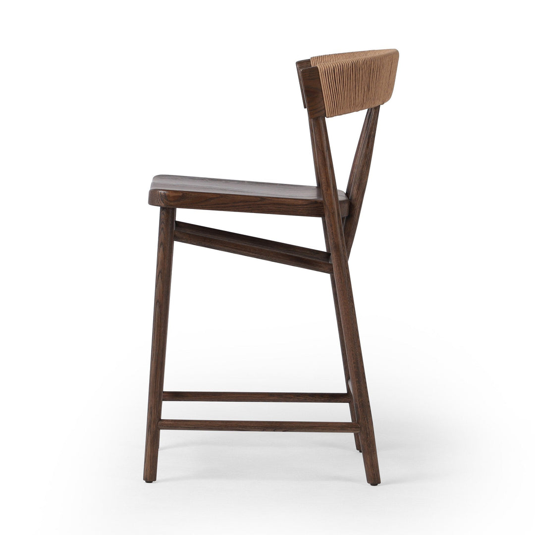 Buxton Counter Stool - Natural Paper Rush