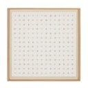 See Through Sand by FH Art Studio - Vertical Grain 2.5 White Oak | 48" x 48"